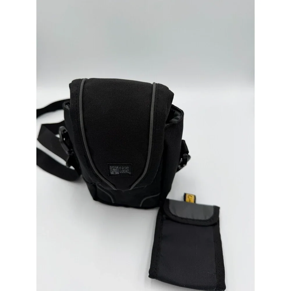 Case Logic Black Soft Padded Digital Camera Case Holder, 3x4x6, w/SD Reader Case